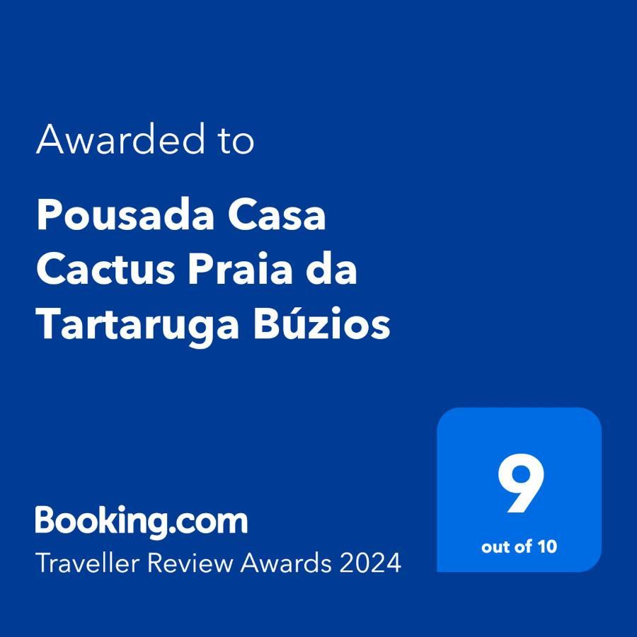 Pousada Casa Cactus Praia Da Tartaruga Buzios Exterior foto